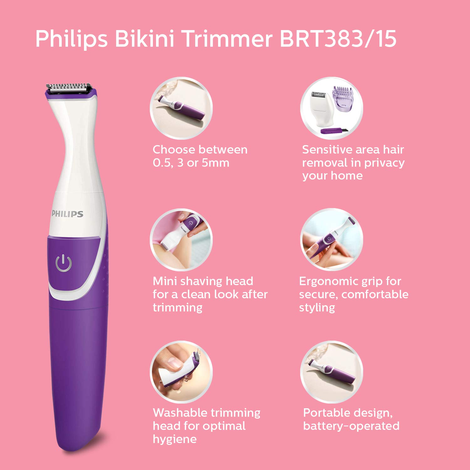 Buy PHILIPS Essential Rechargeable Cordless Wet Dry Trimmer for